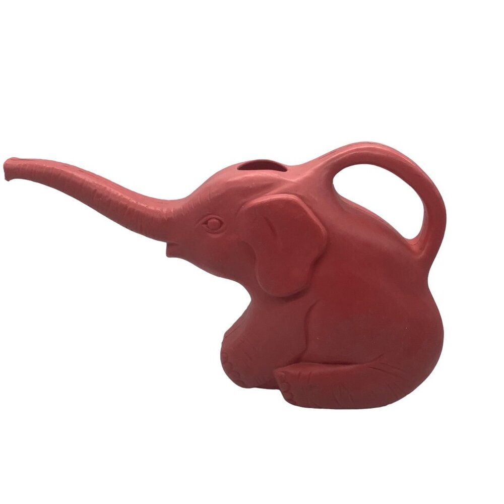 Vtg Union Products 1996 Pink Elephant Watering Can Garden Decor Durable 8.5"x14"